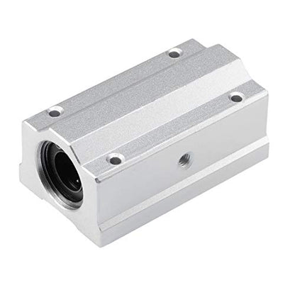 uxcell SCS16LUU Linear Ball Bearing Slide Block Units Extra Long, 16mm Bore Dia 1Pcs - size: 16mm