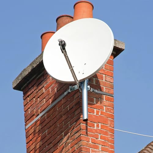 MorningRo 2 Set Antenna Chimney Mount Kit, 18ft Steel Straps, Y Bracket