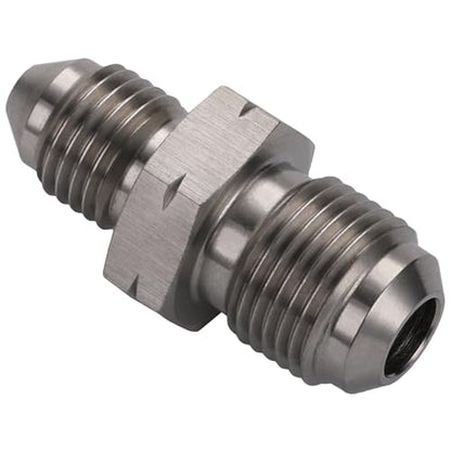 3AN Male to M12x1.0 Male Stainless Steel Brake Clutch Fuel Oil Fitting Adapter Coupler - size: 3AN to M12x1.0