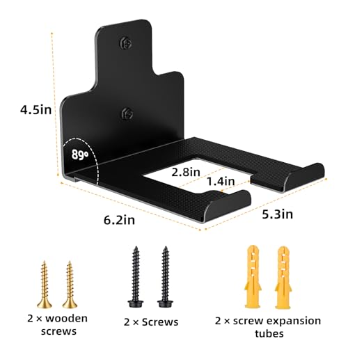Wall-Mounted Weed Wacker Hanger, Garage Tool Organizer, 1 Pack black - color: Black 1 Pack