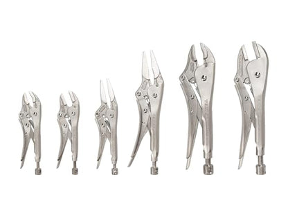 TEKTON Locking Pliers Set, 6-Piece | PLK99903 - size: 6-Piece