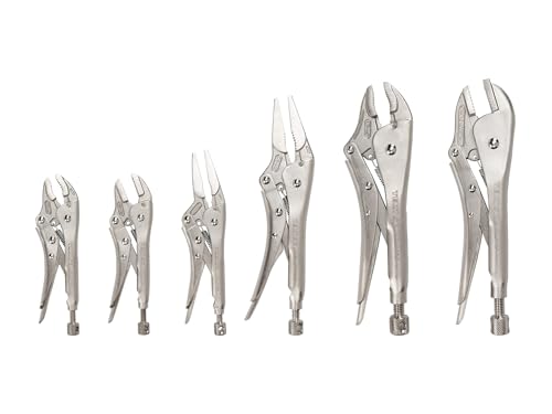 TEKTON Locking Pliers Set, 6-Piece | PLK99903 - size: 6-Piece