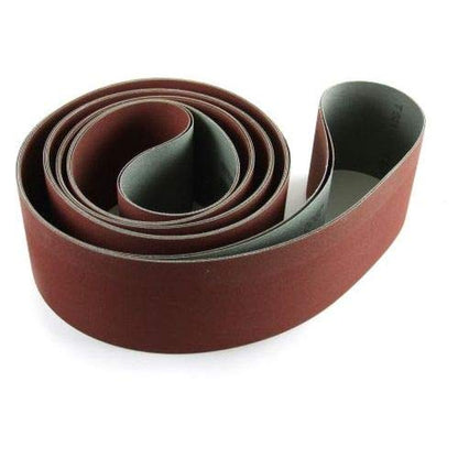Red Label Abrasives 2 X 72 Inch 800 Grit Flexible Aluminum Oxide Ultra Fine Sanding Belts, 6 Pack