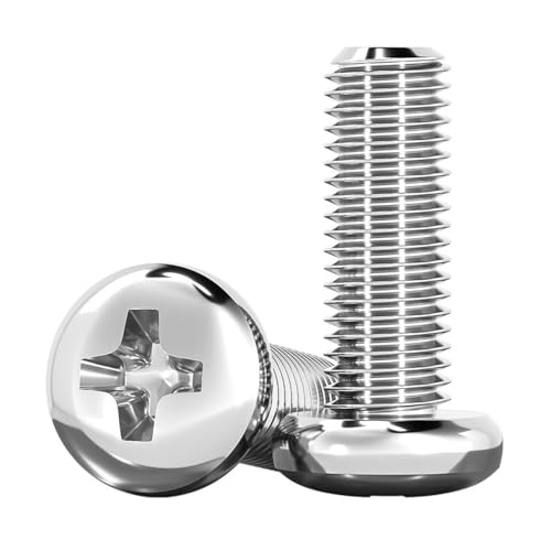 2#-56 x 1/2" Machine Screws, Phillips Pan Head, 100 Pack - size: 2#-56 * 1/2" 100pcs