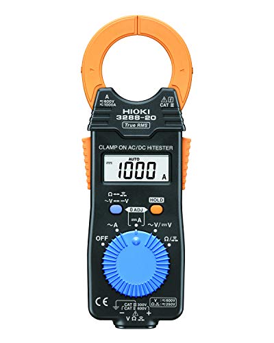 Hioki HiTester 3288-20 Clamp-Meter, 1,000A AC/DC, Conductors to 35mm, Voltage, and Resistance Measurement