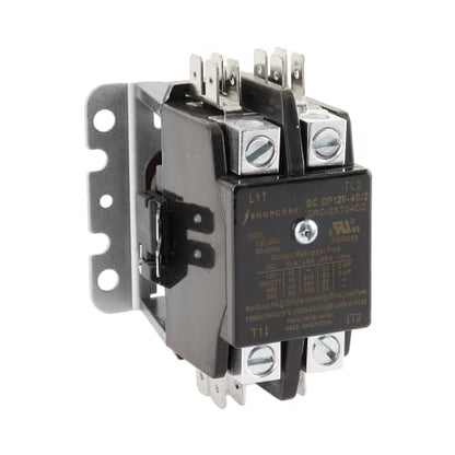 2 Pole 40 Amp AC Contactor, 120V Coil, UL Recognized, HVAC - style: 2 Pole 110V