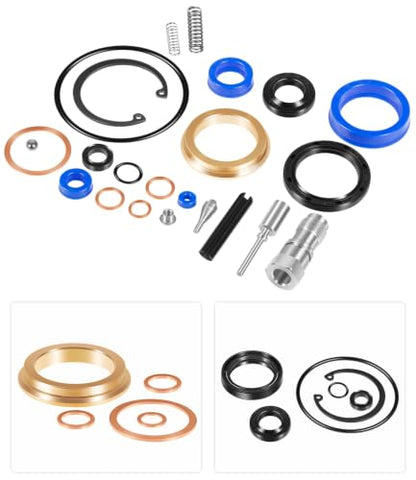 129883-SUPER Seal Kit Compatible with BT L2000 L2000-U L2300 L2300-U Manual Pallet Jacks, Hydraulic Unit Rebuild Repair Kit Includes U-Cups, O-Rings, Scrapers, Springs & Release Components