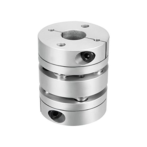 uxcell 14mmx16mm Clamp Tight Motor Shaft 2 Diaphragm Coupling Coupler - size: 14-16mm