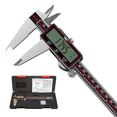 GemRed Wireless Digital Caliper 8 Inch with Data Output, Auto Off