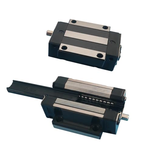 HGW15CA Linear Slider Bearing, 2pcs HGW15CA Flange Standard Steel Bearing Slider Block, for HG15 High Assembly CNC Linear Guide for CNC. - size: HGW15CA, style: Steel protection slider