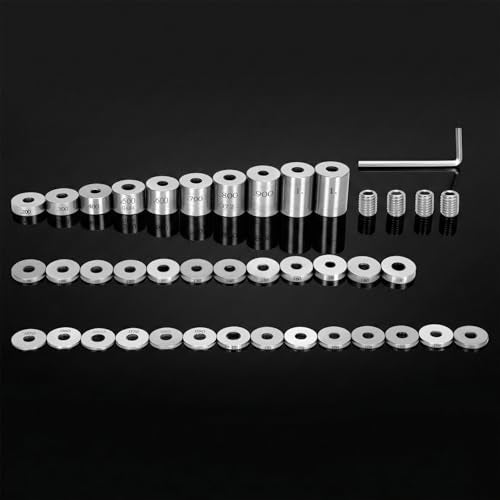 36 Piece Steel Spacer Blocks Set ，Round Gage Space Harden Block