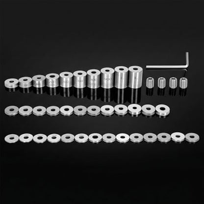36 Piece Steel Spacer Blocks Set ，Round Gage Space Harden Block