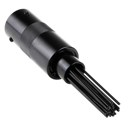 LE LEMATEC Needle Scaler Bundle (3 Items) — LE-AN324K Pneumatic Air Hammer 4800 BPM + 19-Piece Replacement Needles + Quick Change Retainer for Rust, Weld Slag & Paint Removal