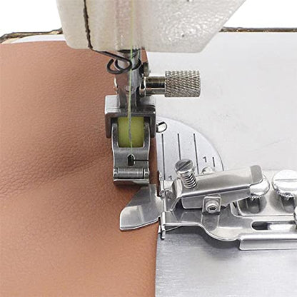 Sewing Seam Guide Presser Foot Fine Tucker Gauge DIY Tool Adjustable with Screwdriver for Industrial Sewing Machine JUKI DDL-8500 DDL-8700 DNU-1541