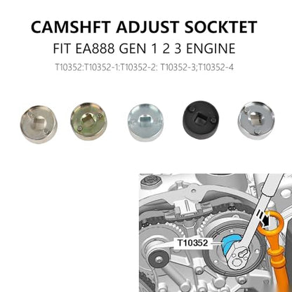 DPTOOL 2006-2018 EA888 1.8 2.0 TSi TFSi Engine Timing Tool for Audi VW - size: 21PC Large Kit