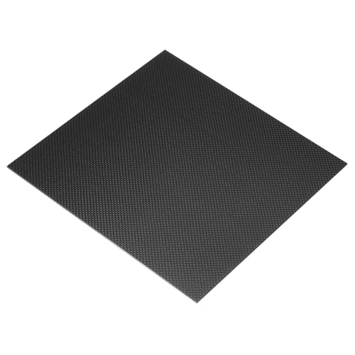 MECCANIXITY 3K Carbon Fiber Plate Panel Sheets, 240 x 240 x 1.5mm Carbon Fiber Board Plate Glossy Laminate Plain Weave Panel Sheets Flexible for RC Aircraft, Model Car, Auto Parts - size: 240 x 240 x 1.5mm/9.45 x 9.45 x 0.1 inches