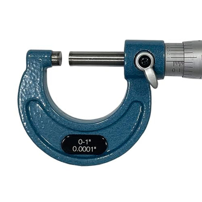 Outside Micrometer 0-1", Machinist Micrometer, 0.0001" Graduation Micrometer Set, Alloy Precision Micrometer, Machinist Tool Case (1Pcs) - size: 1Pcs