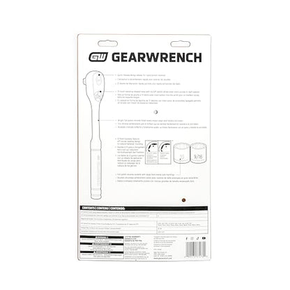 GEARWRENCH 27 Pc 1/2" Dr 12 Pt SAE/mm Mechanics Hand Tool Set | GWXSCBMTS12 - style: 27 Piece