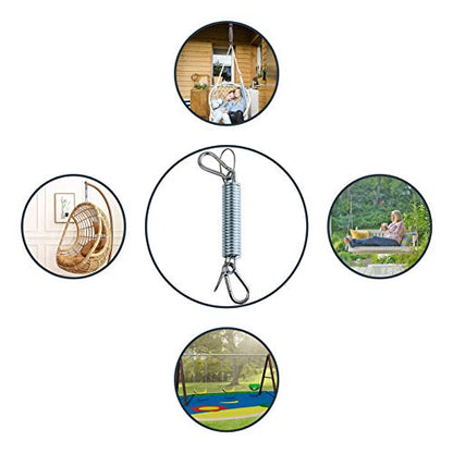 2 Pack Heavy Duty Swing Springs, 700LB Stainless Steel Porch Swings Kit