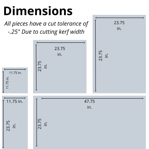 BuyPlastic Polycarbonate Plastic Sheet - 7130 Gray, 1/4" x 12" x 48" - Grey Tinted Transparent Glass Replacement, UV, Weather, and Impact Resistant - size: 1/4" x 12" x 48", style: 7130 Gray