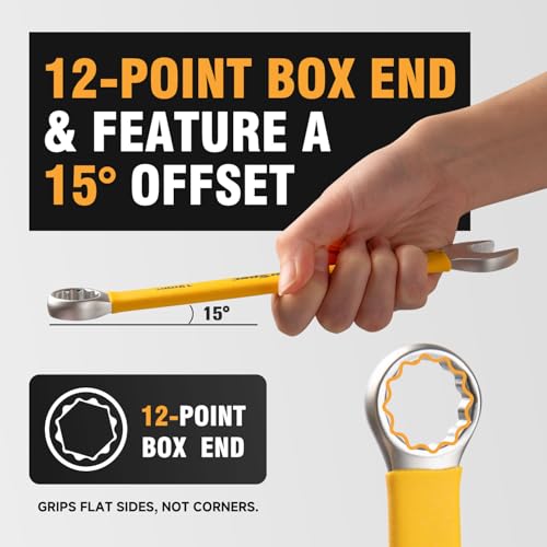 25-Piece Combination Spanner Set - Open End & Box End Wrench