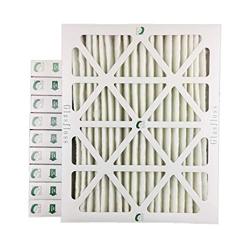 Glasfloss ZL 16x20x2 MERV 13 AC Furnace Air Filters. Case of 12