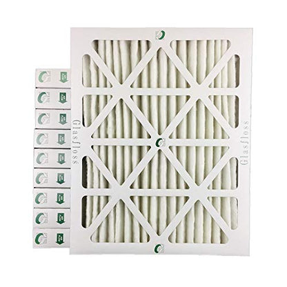Glasfloss ZL 16x20x2 MERV 13 AC Furnace Air Filters. Case of 12