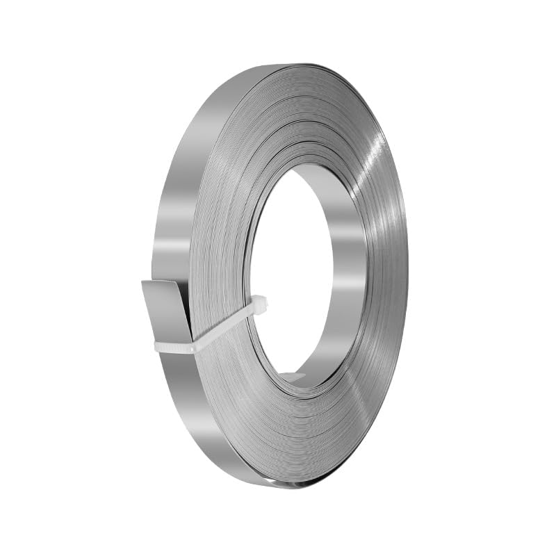 Stainless Steel Banding 304 Stainless Steel 3/4" x .020 x 200' Heavy-Duty Strapping for HVAC, Insulation, Poles, Signs & Industrial Use, Corrosion-Resistant Banding Coil. Made in USA. - size: 3/4" x .020 x 200'