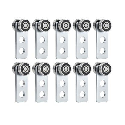 2 Wheel Trolley Assembly Rollers.Bearing Trolley Assembly.The top of the Trolley has Room for Set Screws, Allowing the use of a 1-5/8" high Strut Channel - style: E-2Wheel Trolley 10pcs