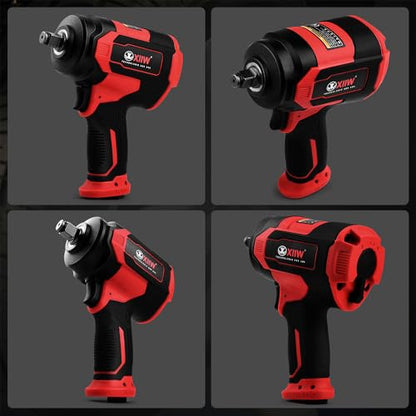1/2'' Composite Air Impact Wrench, 1200 ft-lbs Torque, 4.08 lbs Lightweight - size: 1/2 inch | 1200 ft-lbs