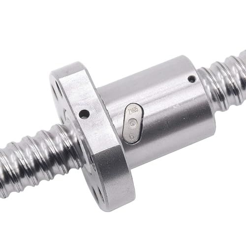 SFU1605 Ball Screw Set, RM1605 Ball Screw with Metal Ball Screw Nut and Set BK/BF12 for CNC Machine,Diameter 16mm,5mm Lead (Diameter 16mm, 450mm) - style: 450mm