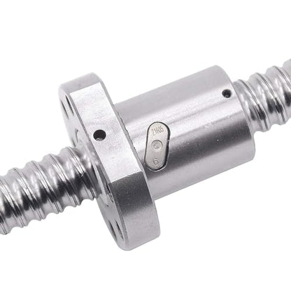SFU1605 Ball Screw Set, RM1605 Ball Screw with Metal Ball Screw Nut and Set BK/BF12 for CNC Machine,Diameter 16mm,5mm Lead (Diameter 16mm, 450mm) - style: 450mm