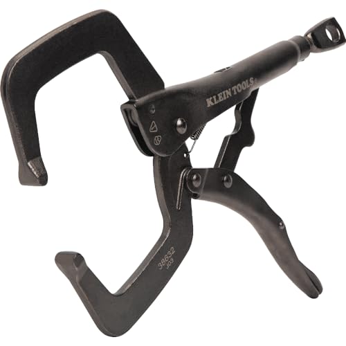 Klein Tools 38632 C-Clamp Locking Pliers with Standard Jaws, Intuitive Thumb Knob, Adjustable Clamp for Home, Shop, Woodworking, 11-Inch - style: 11-In Standard Jaw