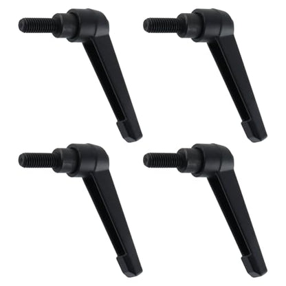 Clamping Lever Handles M8 x 20mm Push Button Ratchet Lever Male Threaded Stud Adjustable Handles Hand Knobs Rotating Screw Handles Bolts with Locking Lever -4pcs - size: M8 x 20mm