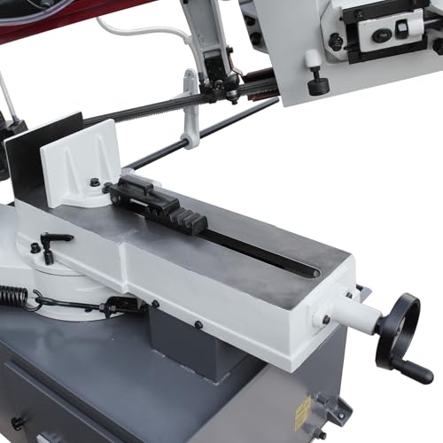 Metal Band Saw, 10 in Round, KAKA INDUSTRIAL BS-1018R - style: 10 Inch Swivel Head Mitering Horizontal Bandsaw