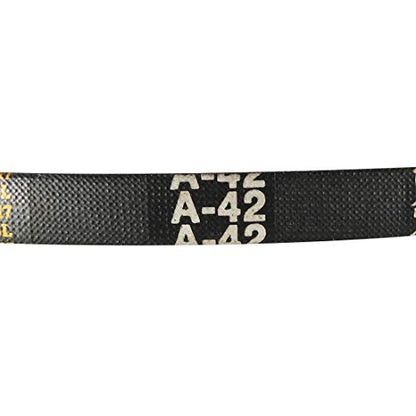 uxcell A42 Drive V-Belts 42" Inner Length 13mm Width 8mm Thick JIS Standard A-Section Rubber Drive Industrial Transmission Belt - size: 42"