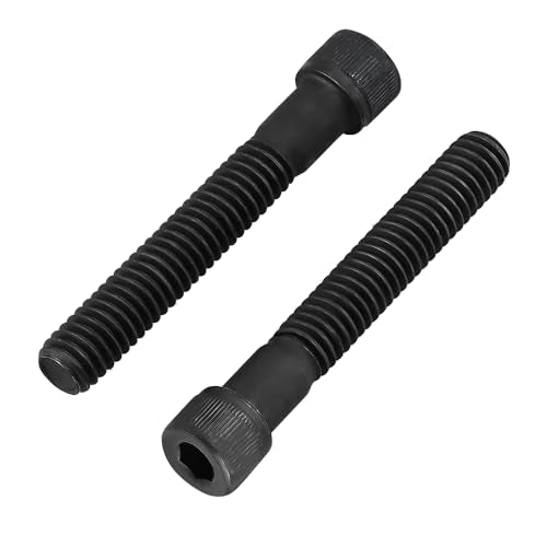 Glvaner 10-Pack 3/8-16 x 1-3/4" Socket Head Cap Screws, Grade 12.9 Alloy Steel, Black Oxide Finish, Full Thread UNC, Allen Hex Drive - size: 3/8-16 x 1-3/4"