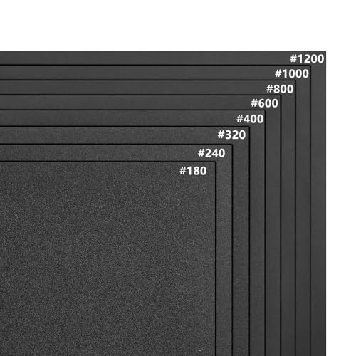 20Pcs Wet Dry Sandpaper Sheets, 9’’ x 11’’ Premium Silicon Carbide Auto Sand Paper (Grit 240) - size: Grit 240
