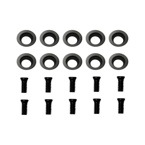 10Pcs 8.9mm Round Carbide Inserts, Indexable Replacement Cutters Inserts - size: 8.9mm