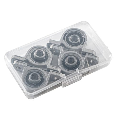 4 Pieces 8mm Bore Diameter Ball Mounted Pillow Block Insert Bearings