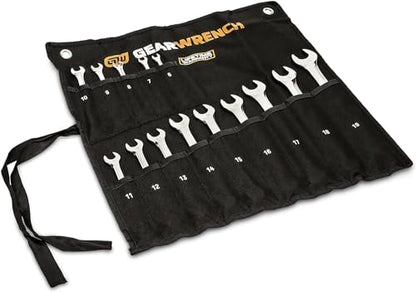 GEARWRENCH 14 Piece 6 Point Combination Metric Wrench Set | 81925 (Pack of 10) - size: Metric (Pack of 10)