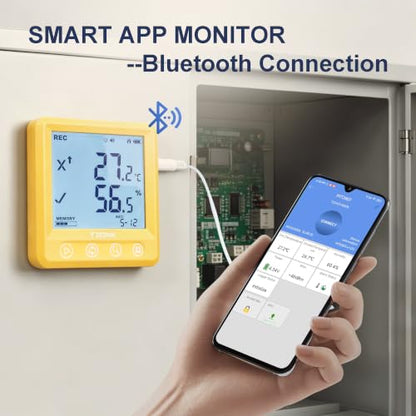 Tzone Bluetooth Temperature Humidity Data Logger USB with Dew Point Logging