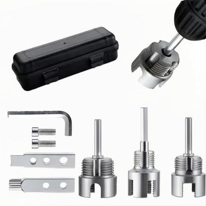 5pcs PVC Pipe Threader Kit with Broken Bolt Extractor Set