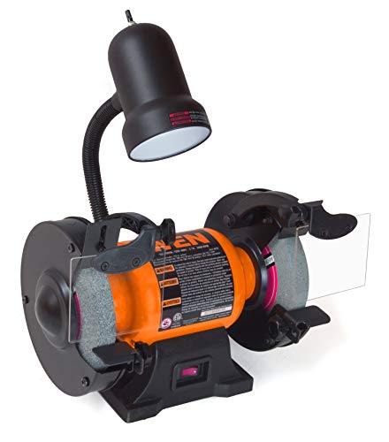 WEN 4276 2.1-Amp 6-Inch Bench Grinder with Flexible Work Light - style: Single Speed