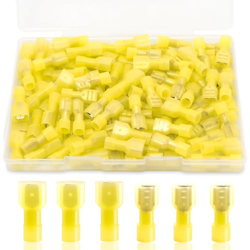 80PCS Spade Connectors, 12-10AWG Spade Terminal, Female and Male - size: 12-10AWG (80PCS)