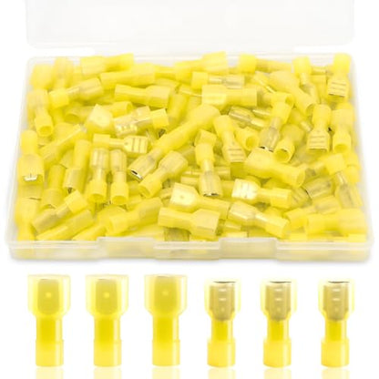 80PCS Spade Connectors, 12-10AWG Spade Terminal, Female and Male - size: 12-10AWG (80PCS)