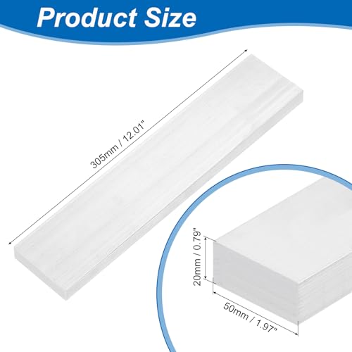 uxcell Square Aluminum Flat Bar, 3/4" Thickness 2" Width 12" Length Square 6063 Aluminum Flat Plate, 20 x 50 x 305mm Solid Mill Stock - size: 3/4" T x 2" W x 12" L