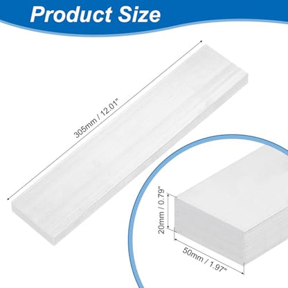 uxcell Square Aluminum Flat Bar, 3/4" Thickness 2" Width 12" Length Square 6063 Aluminum Flat Plate, 20 x 50 x 305mm Solid Mill Stock - size: 3/4" T x 2" W x 12" L