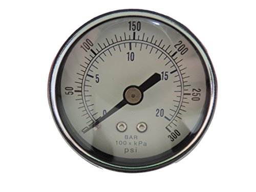 HEAVY DUTY IN-LINE COMPRESSED AIR PRESSURE REGULATOR FOR AIR COMPRESSOR, 7 TO 215 PSI ADJUSTABLE, HIGH FLOW RATE, WALL BRACKET AND GAUGE INCLUDED (3/4" NPT, 140 CFM) - style: 3/4" NPT, 140 CFM