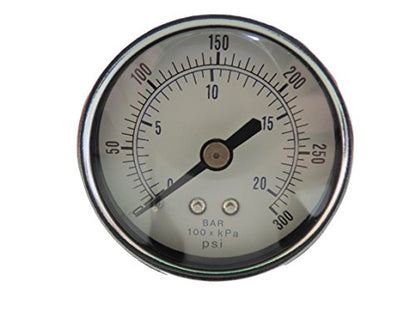 HEAVY DUTY IN-LINE COMPRESSED AIR PRESSURE REGULATOR FOR AIR COMPRESSOR, 7 TO 215 PSI ADJUSTABLE, HIGH FLOW RATE, WALL BRACKET AND GAUGE INCLUDED (3/4" NPT, 140 CFM) - style: 3/4" NPT, 140 CFM